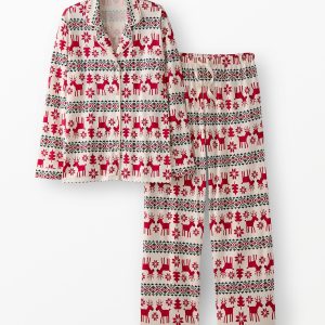 Women's Holiday Long Sleeve HannaSoft? Pajama Set