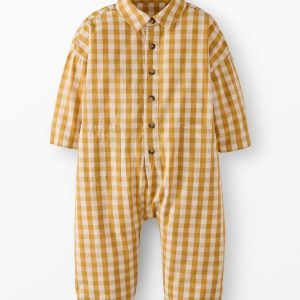 Poplin Gingham Coveralls