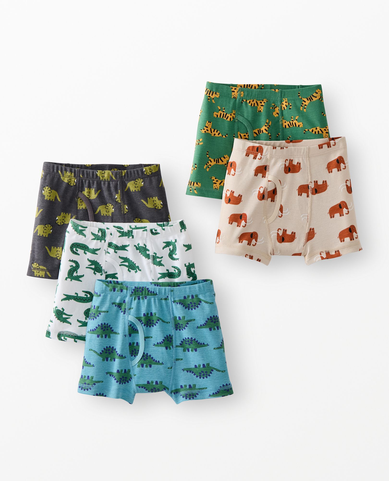 5-Pack Organic Cotton Boxer Briefs - Image 3