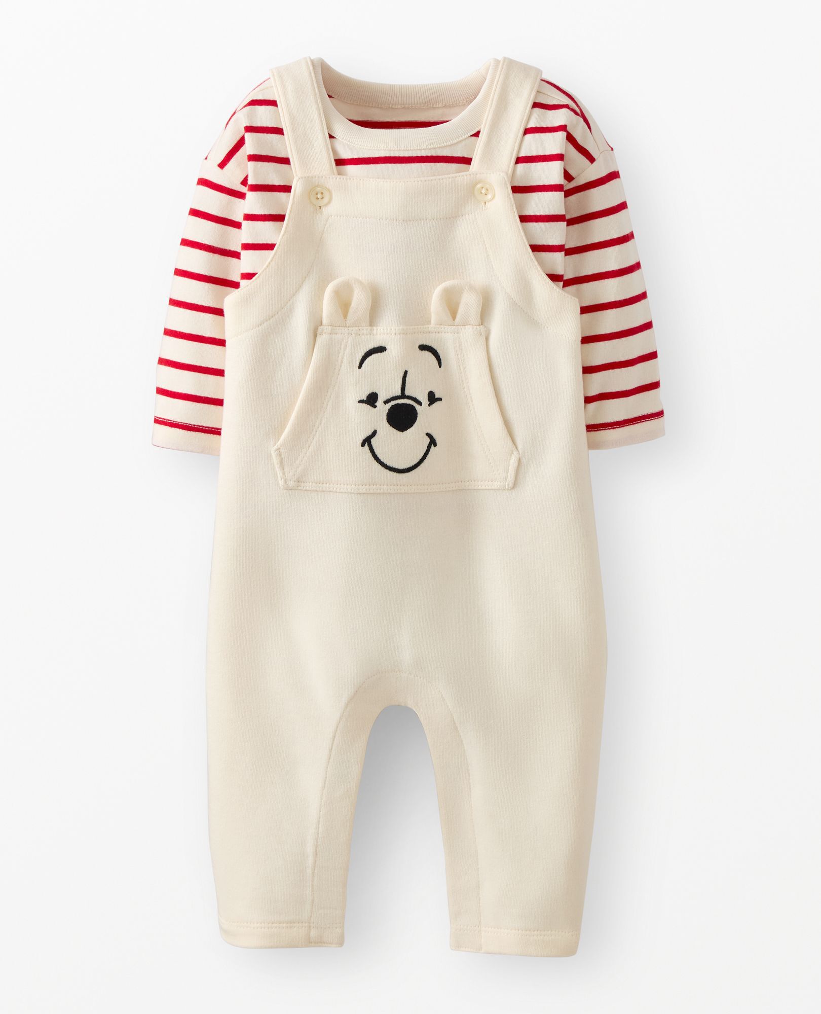 Baby Disney Winnie the Pooh T-Shirt and Overalls Set