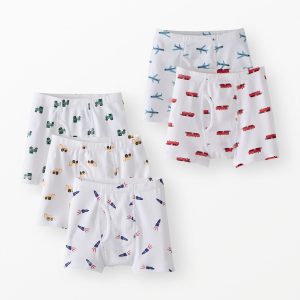 5-Pack Organic Cotton Boxer Briefs
