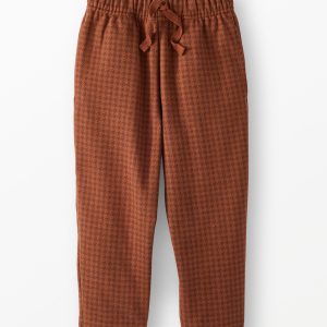 Jacquard Pull-On Tapered Pants