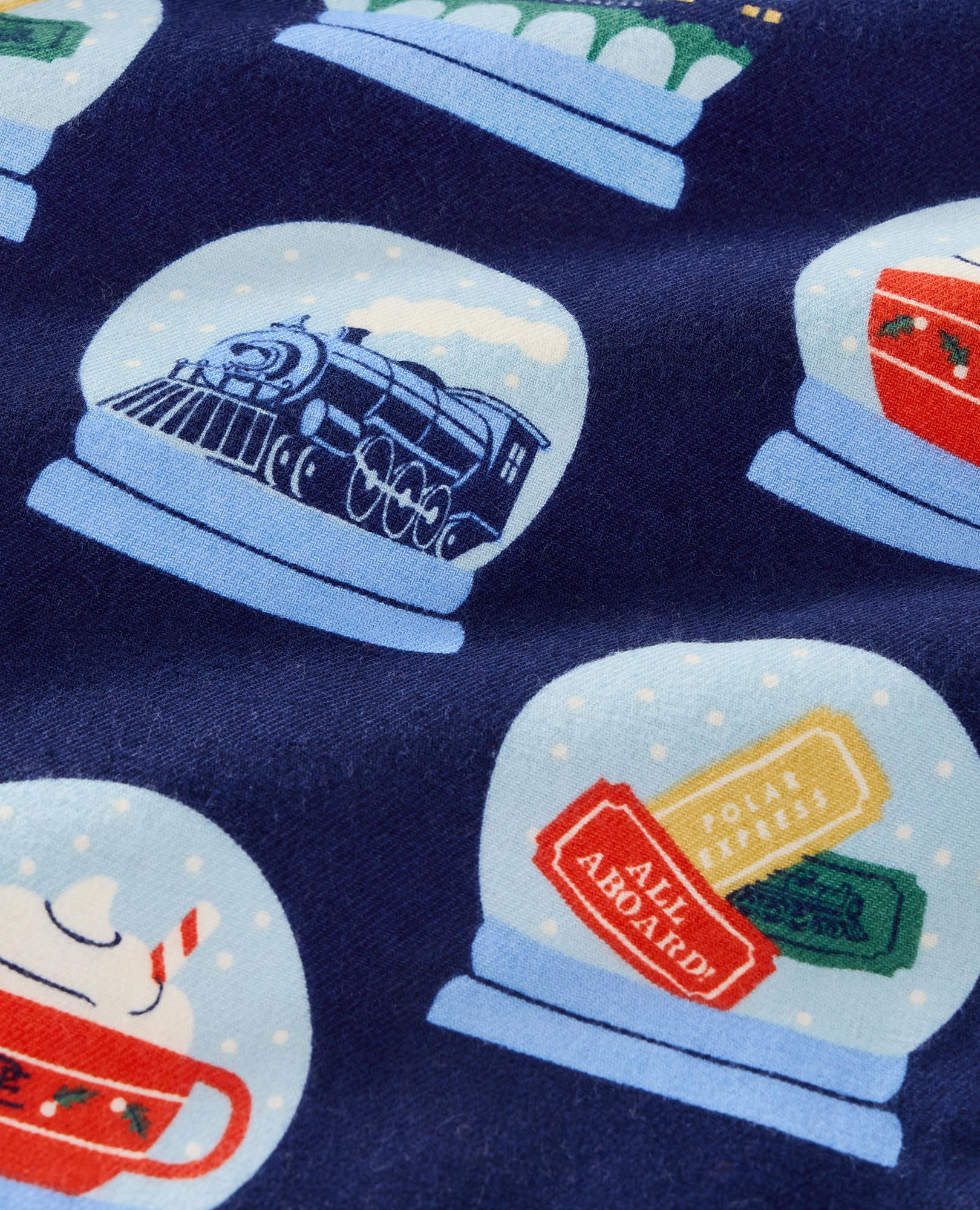 Adult The Polar Express Flannel Pajama Pants - Image 3