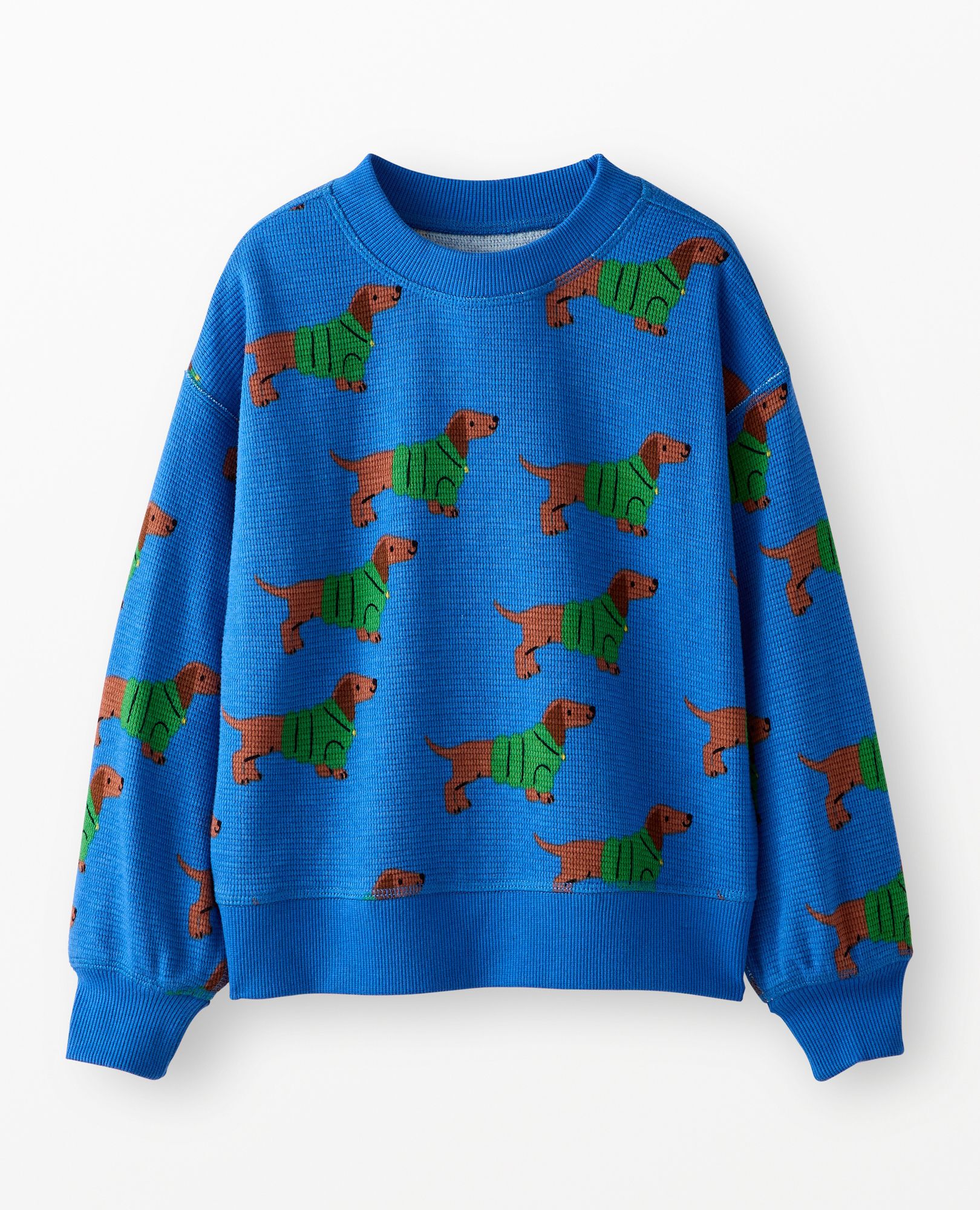 Holiday Waffle Crewneck