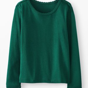 Long-Sleeve Ribbed T-Shirt