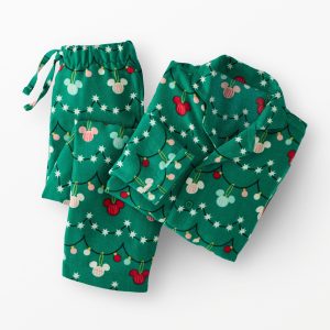 Disney Mickey Mouse Holiday Flannel Pajama Set