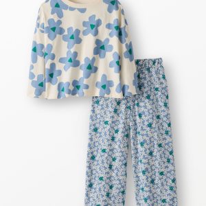 Long Sleeve Top & Wide Leg Pants Set