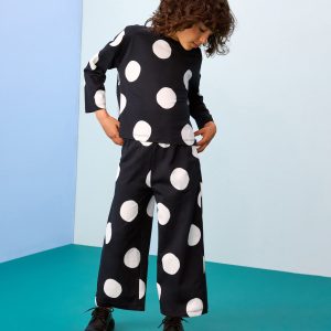 Long Sleeve Top & Wide Leg Pants Set