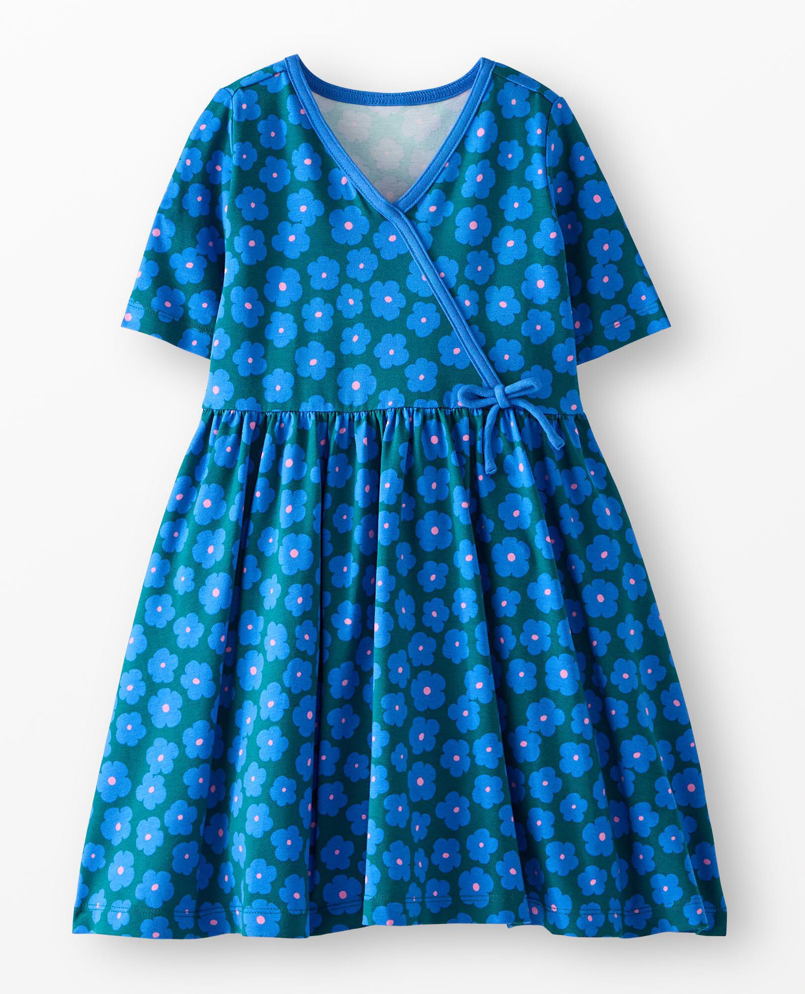 Wrap Skater Dress with Pockets - Image 3