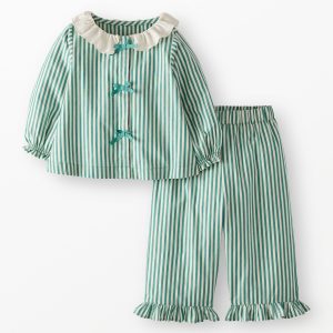 Long Sleeve Poplin Top & Pants Set