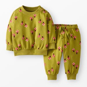 Baby French Terry Sweatshirt & Sweatpants Set