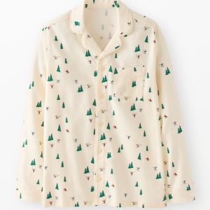 Adult Holiday Flannel Pajama Top