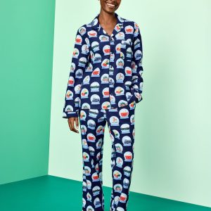 Women's The Polar Express Flannel Pajama Set