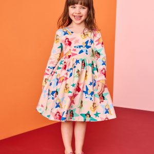 Long Sleeve Disney Princess Skater Dress