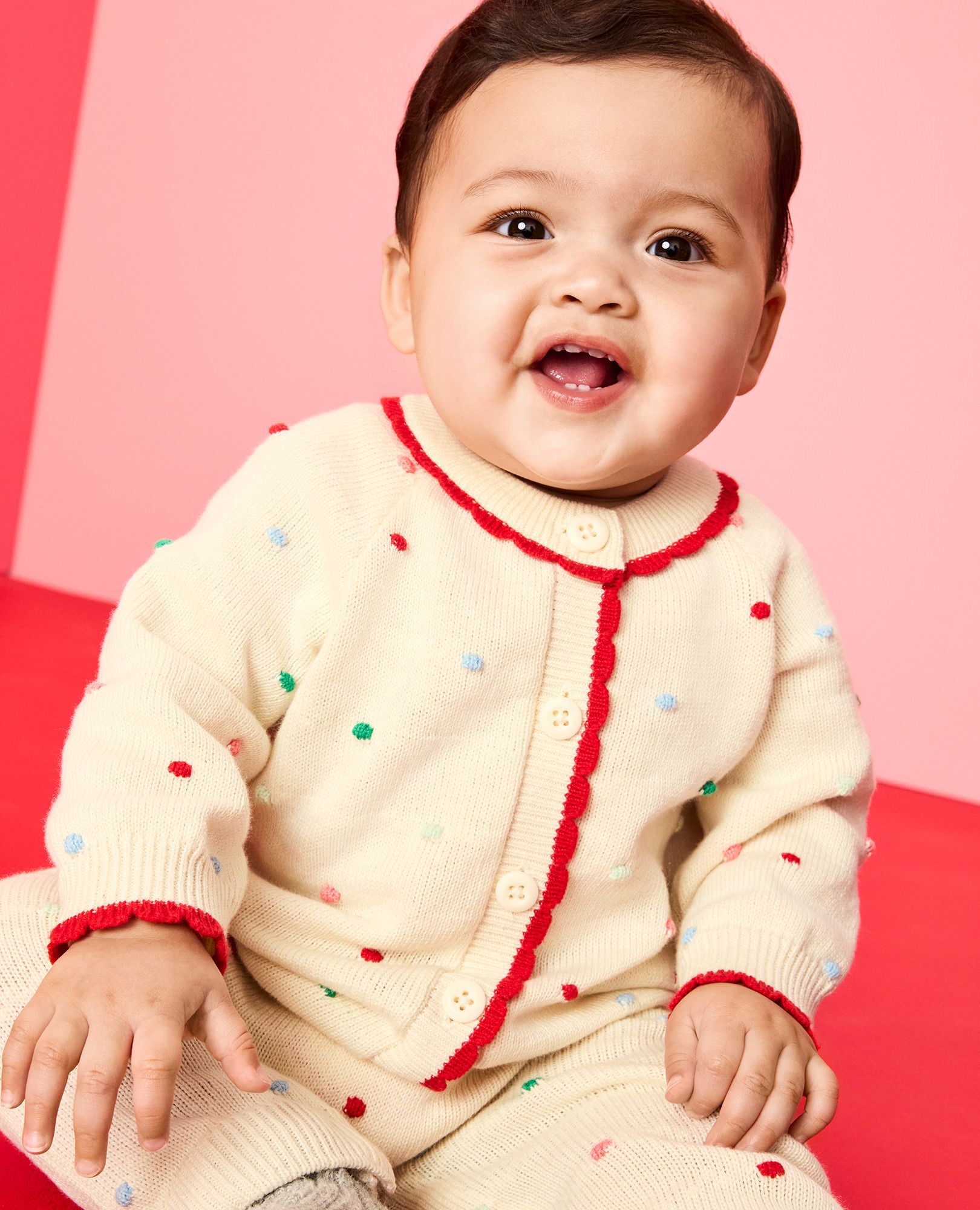Baby Confetti Sweater Romper