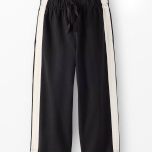 Wide Leg Side Stripe Pants