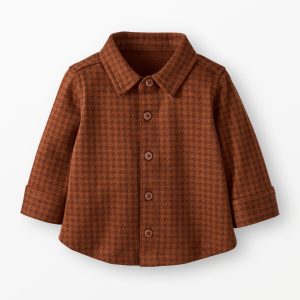 Baby Jacquard Button Up Shirt