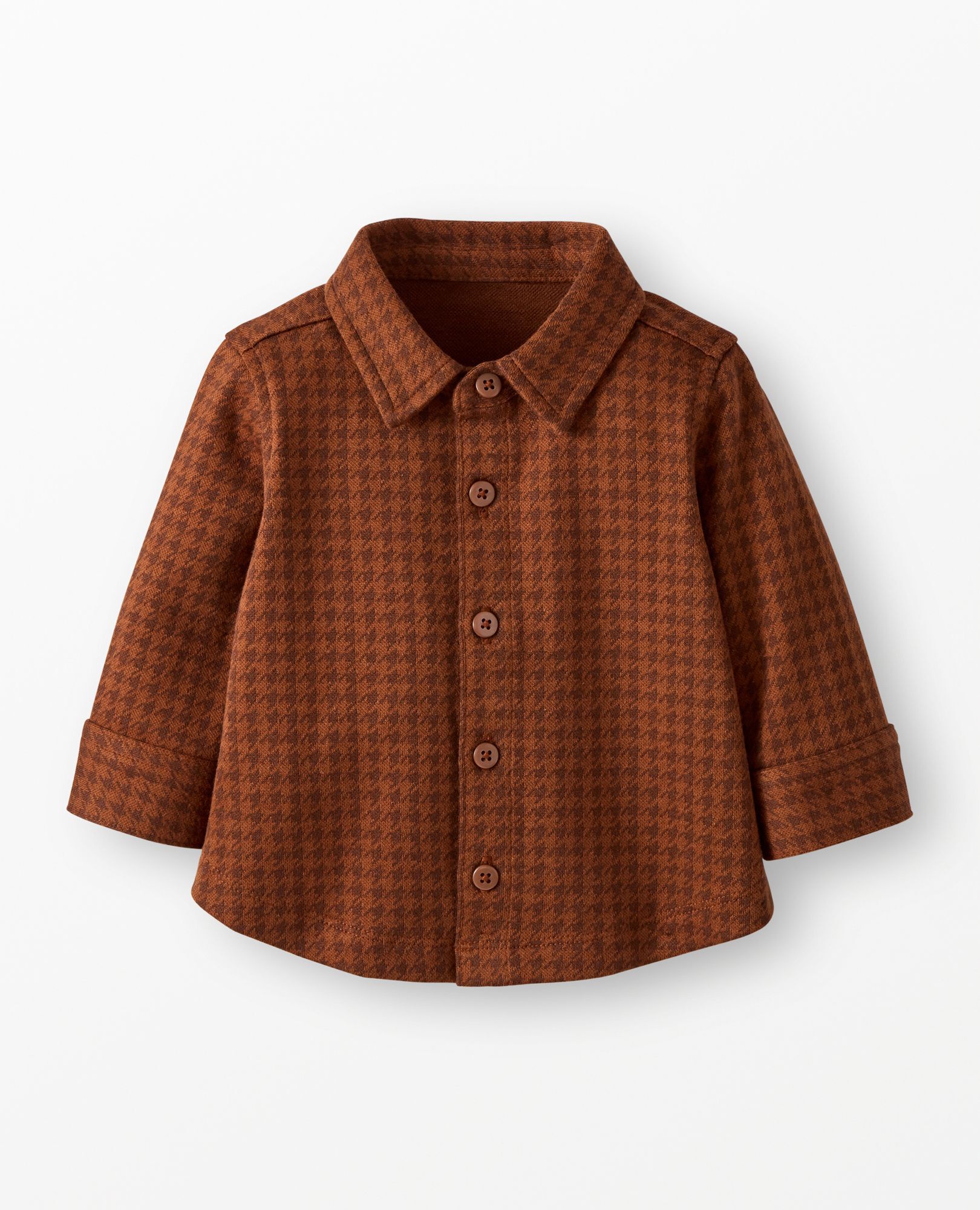 Baby Jacquard Button Up Shirt