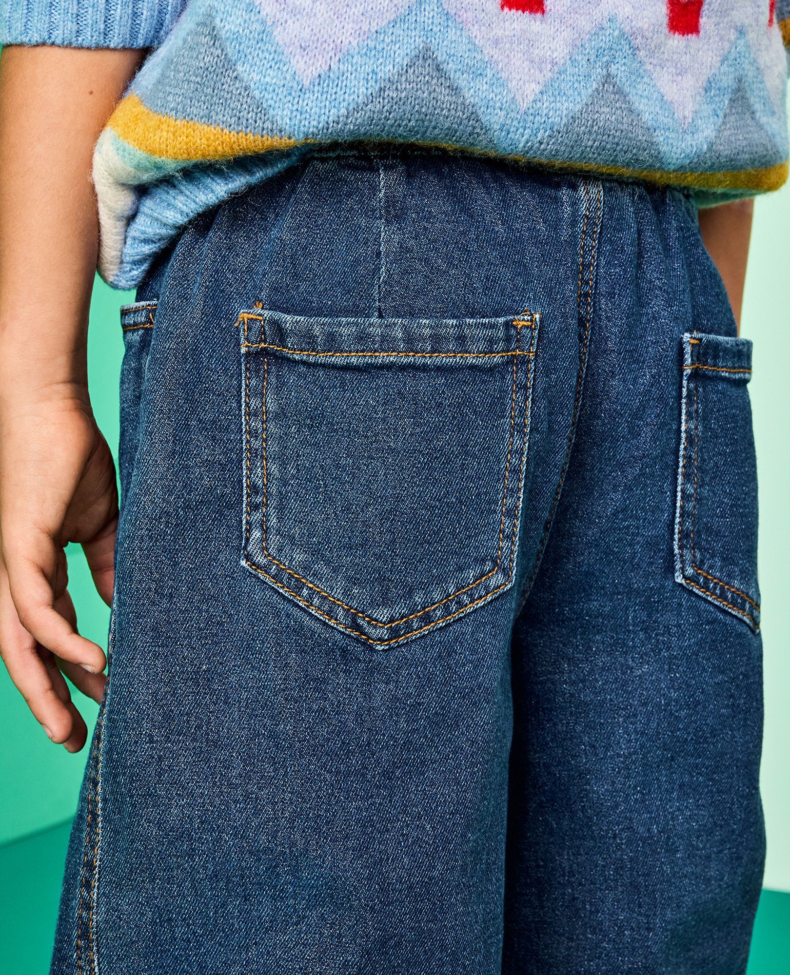 Denim Barrel Pants - Image 7