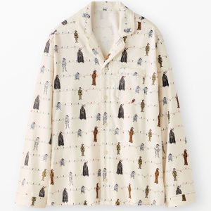 Adult STAR WARS? Holiday Flannel Pajama Top