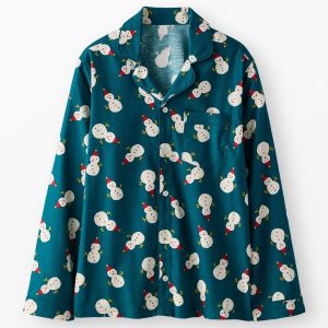 Adult Holiday Flannel Pajama Top