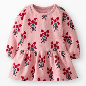 Baby Long Sleeve Waffle Dress