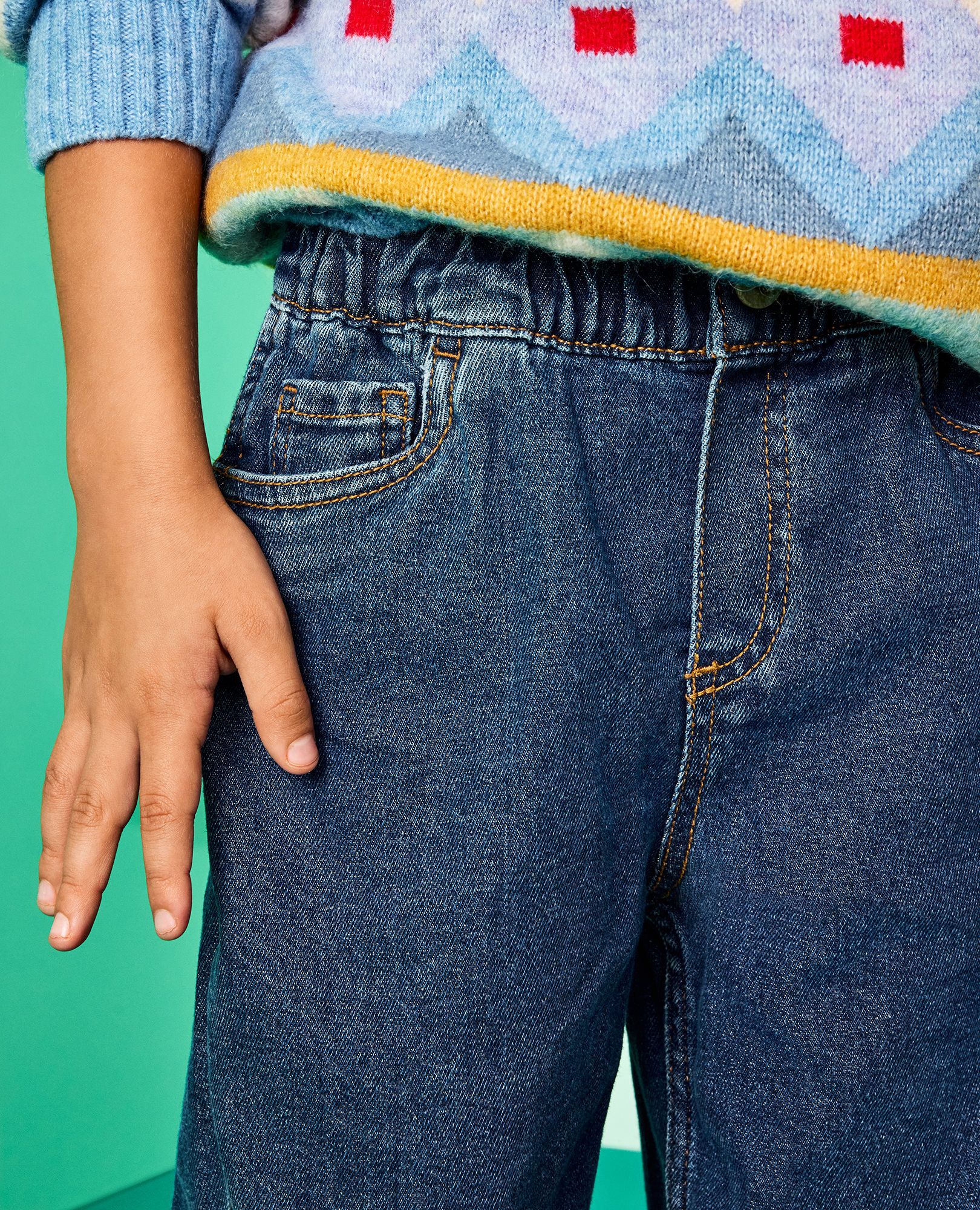 Denim Barrel Pants - Image 6