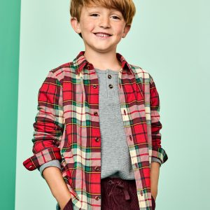 French Terry Button Up Shirt