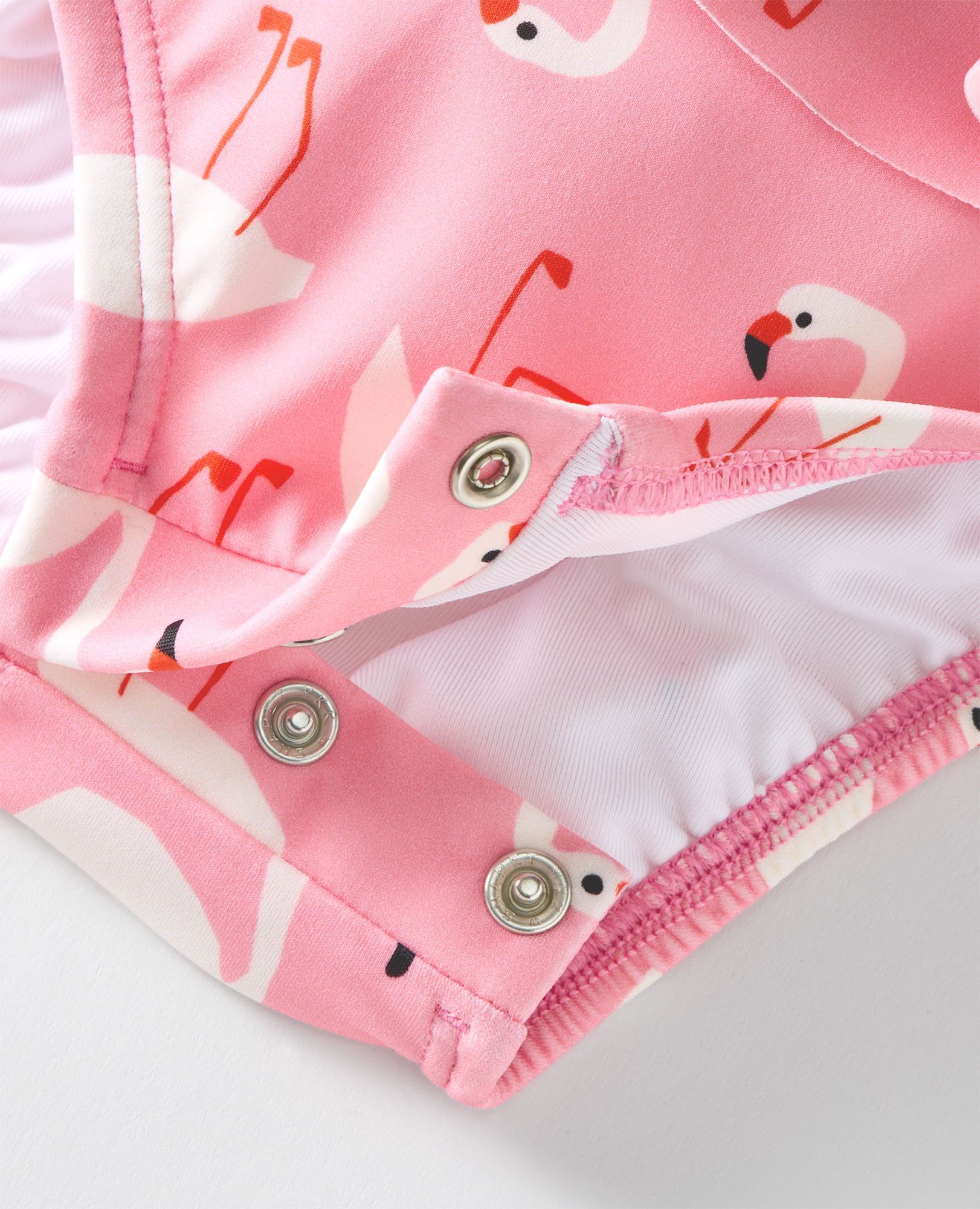 Baby One-Piece Skirted Rashguard Swimsuit - Image 13