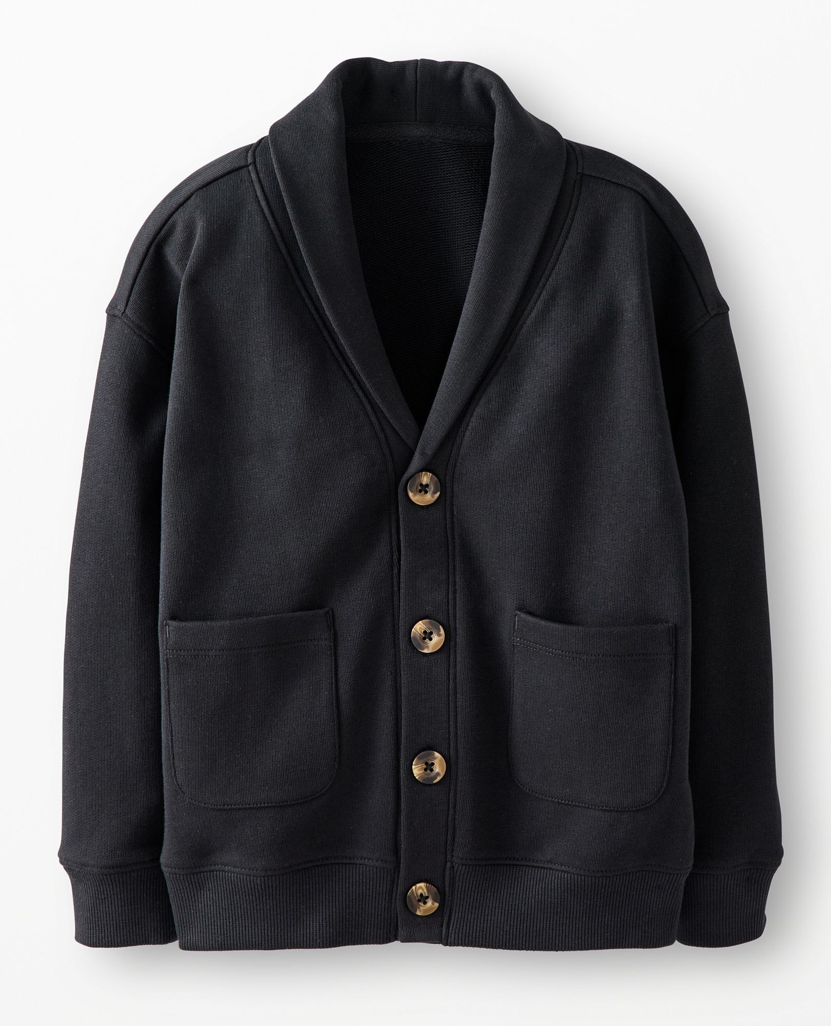 French Terry Shawl Collar Cardigan