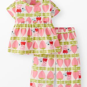 Peppa Pig Poplin Top & Wide Leg Pants Set