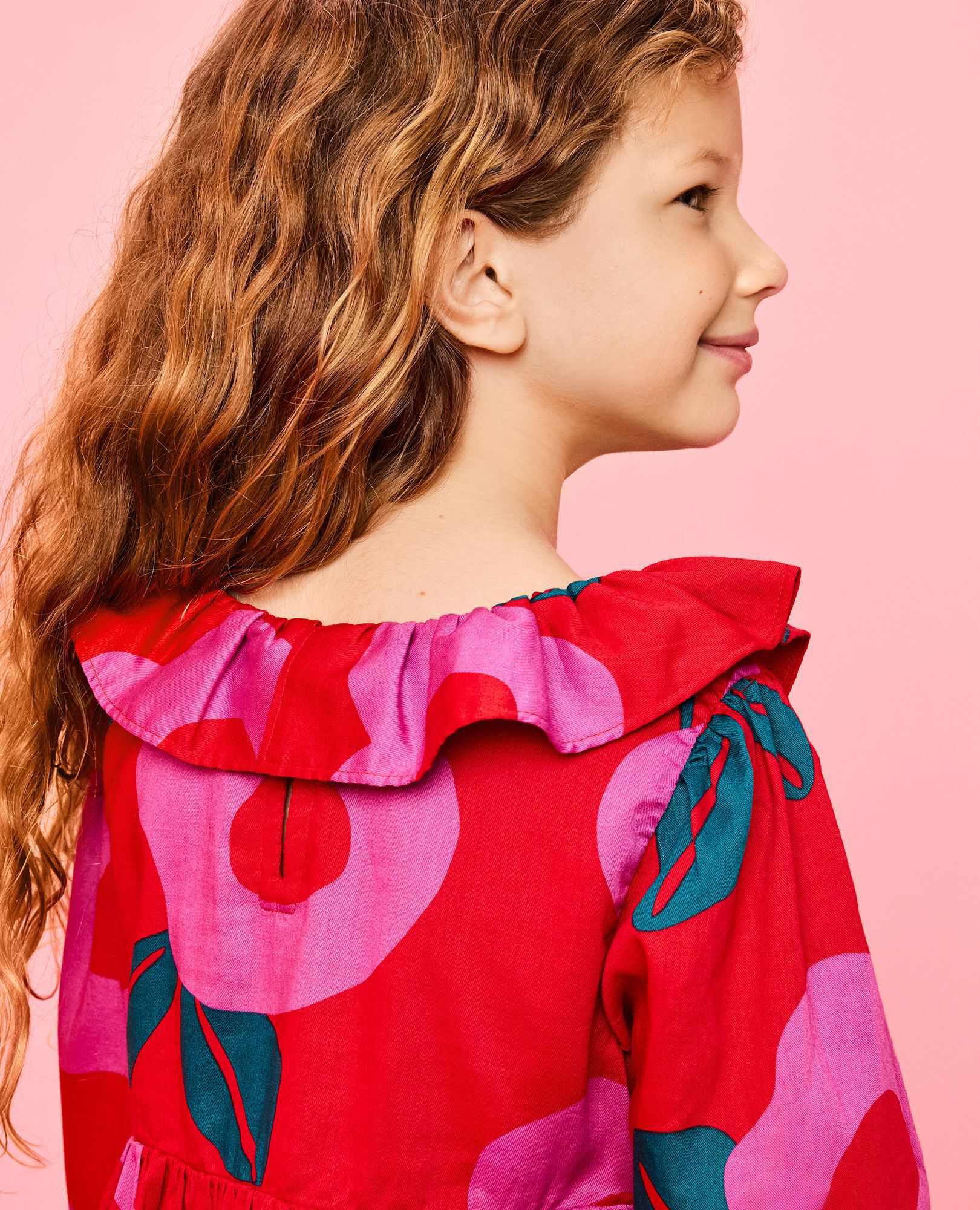 Long Sleeve Twill Collared Dress with Pockets - Image 8