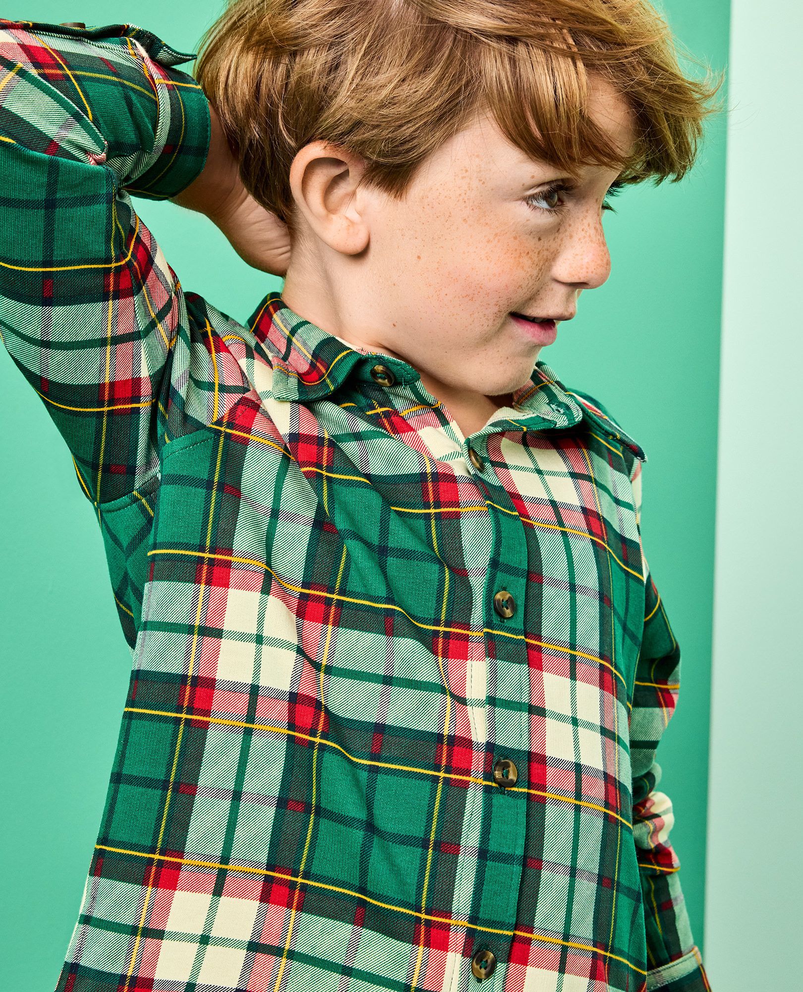 French Terry Button Up Shirt - Image 9