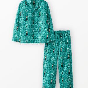 Disney Frozen Long Sleeve Poplin Pajama Set