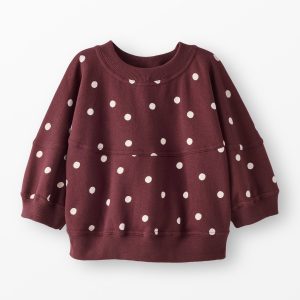 3/4 Sleeve French Terry Bubble Sweatshirt