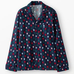Adult Holiday Flannel Pajama Top