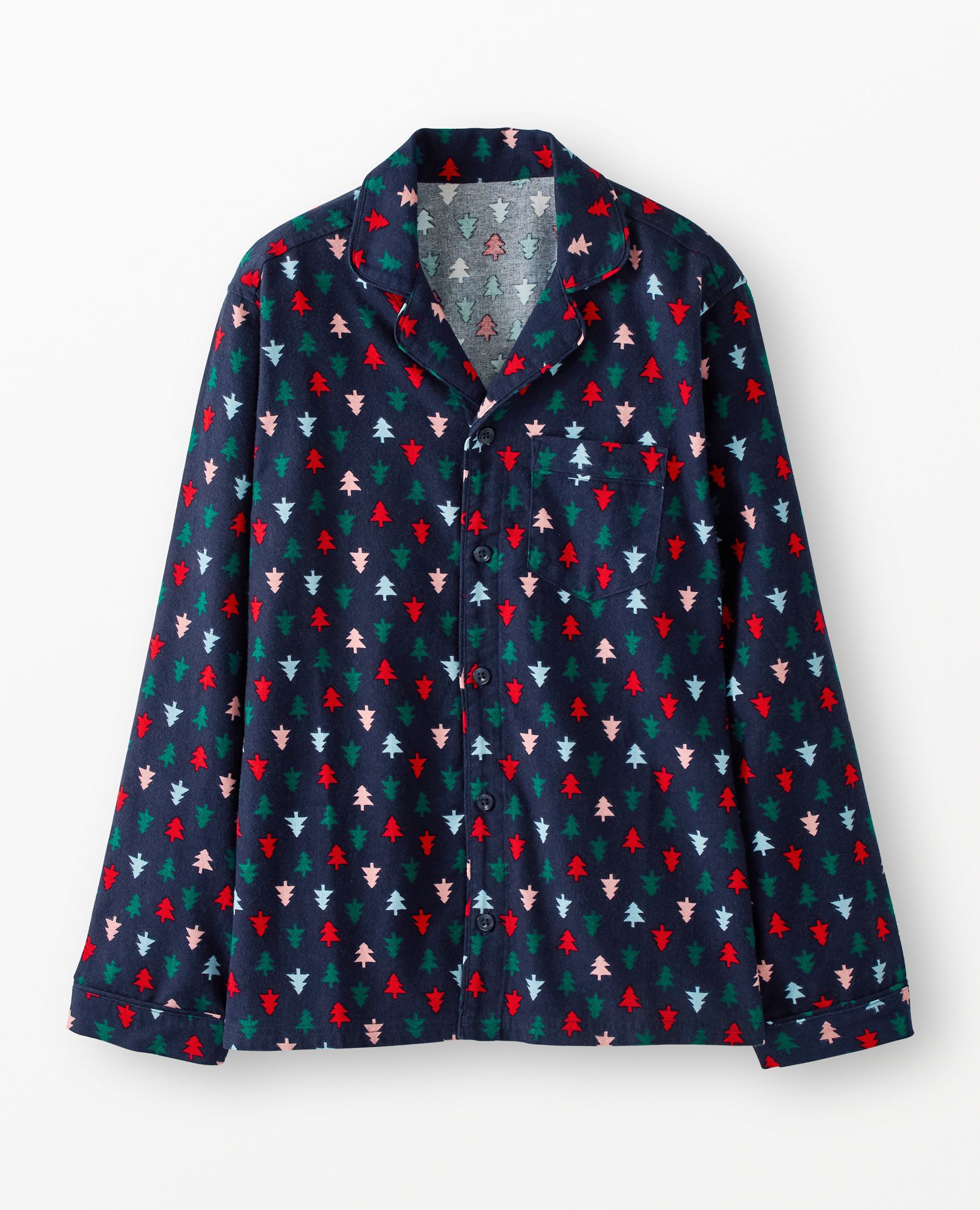 Adult Holiday Flannel Pajama Top