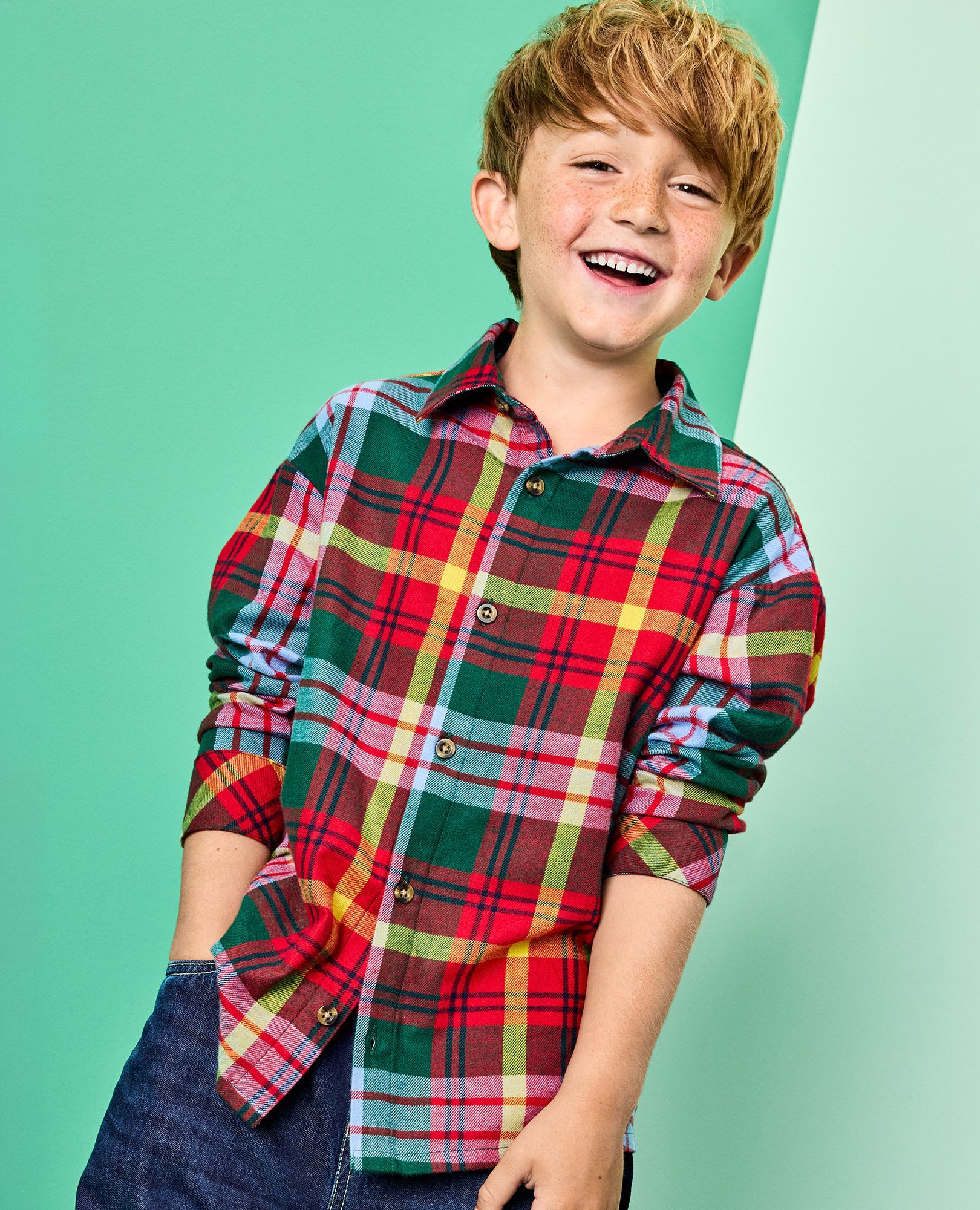 Flannel Button Up Shirt