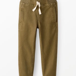 Slim Fit Twill Pull-On Pants