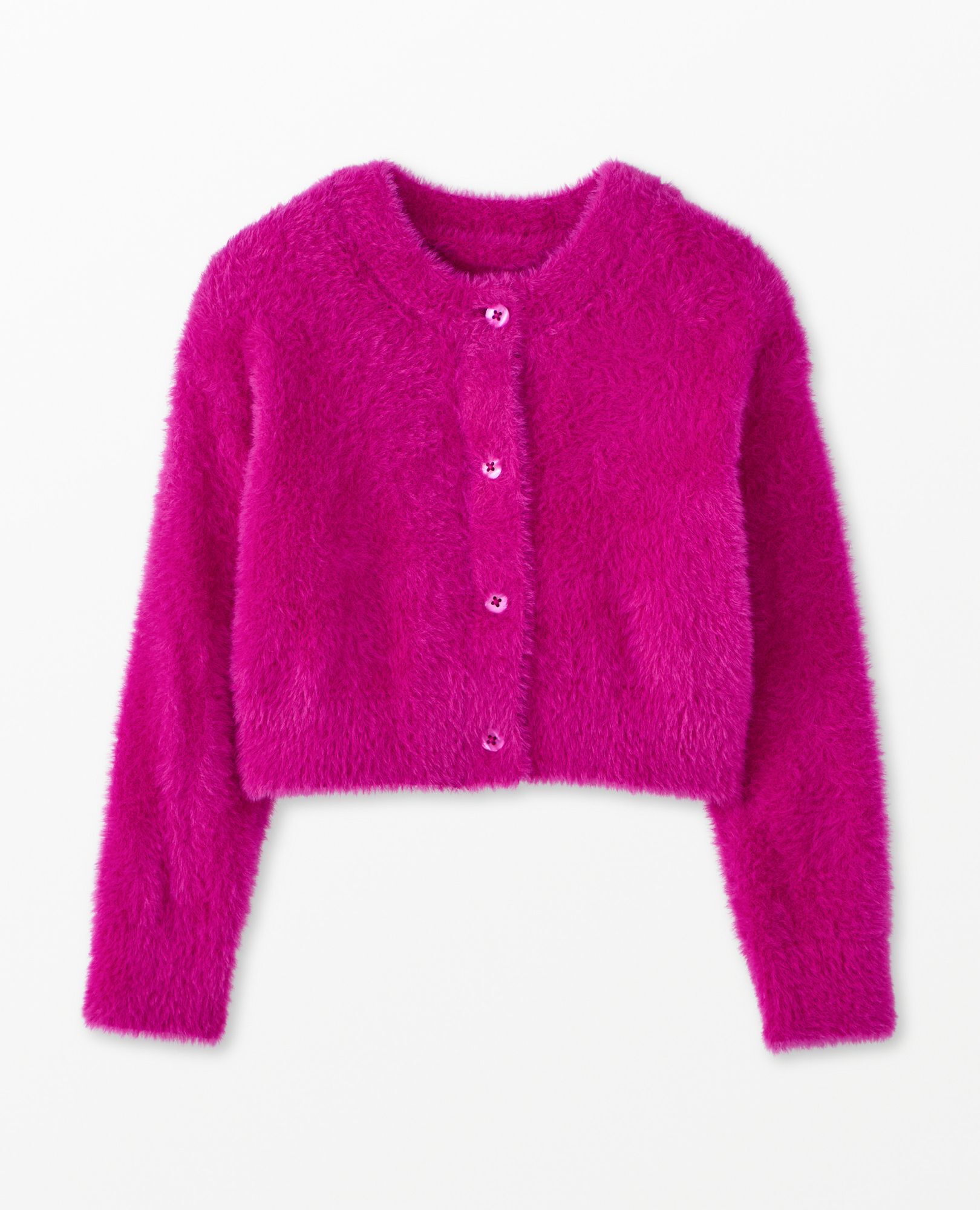 Cropped Feather Cardigan - Image 9