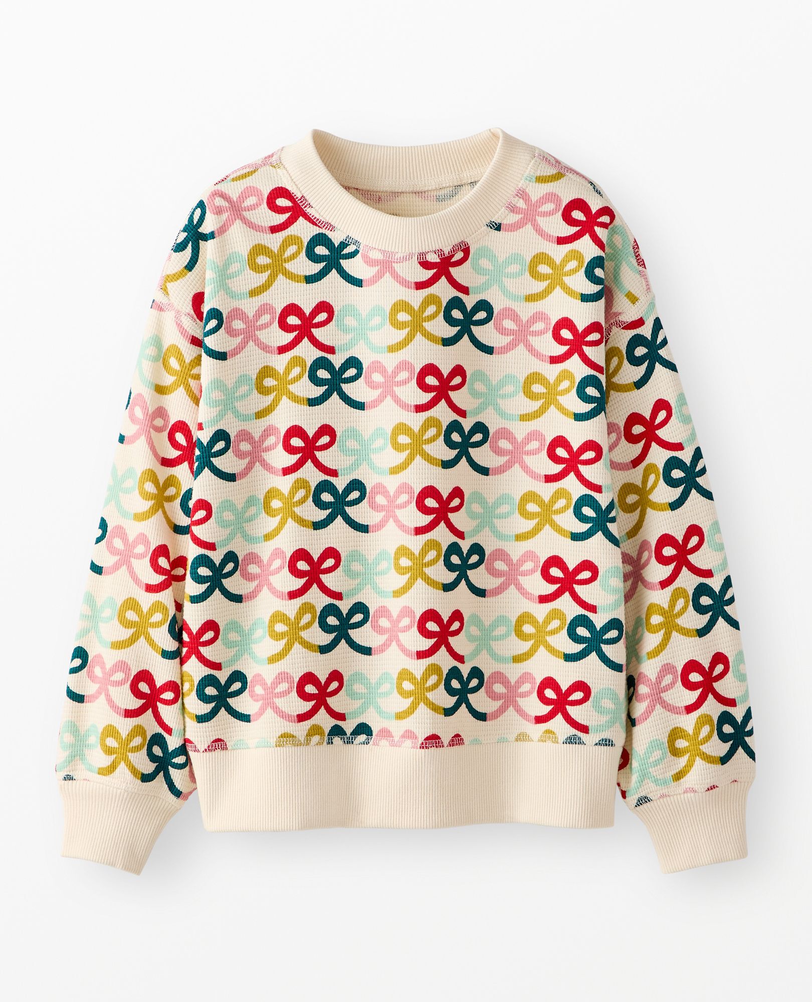 Holiday Waffle Crewneck