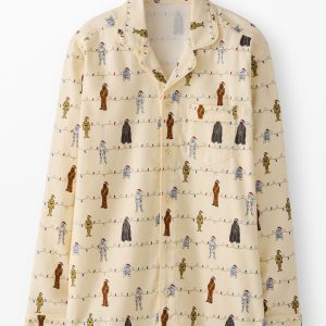 Adult STAR WARS? Holiday Flannel Pajama Top
