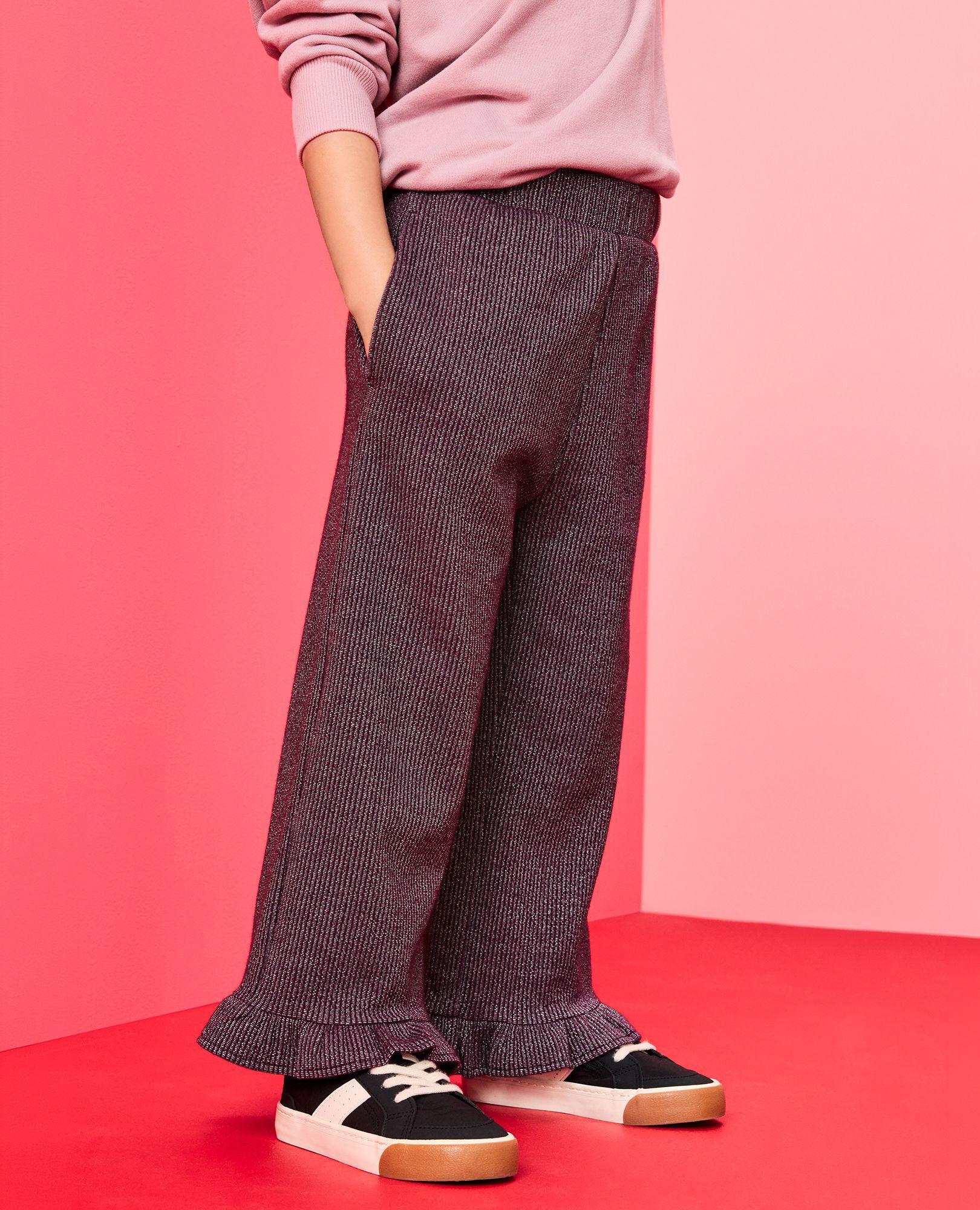 Sparkle Wide Leg Pants - Image 4