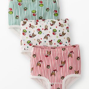 3-Pack Dr. Seuss Grinch Organic Cotton Classic Underwear