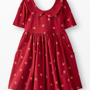 Collared Skater Dress with Pockets