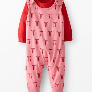 Baby Long Sleeve T-Shirt & Overalls Set