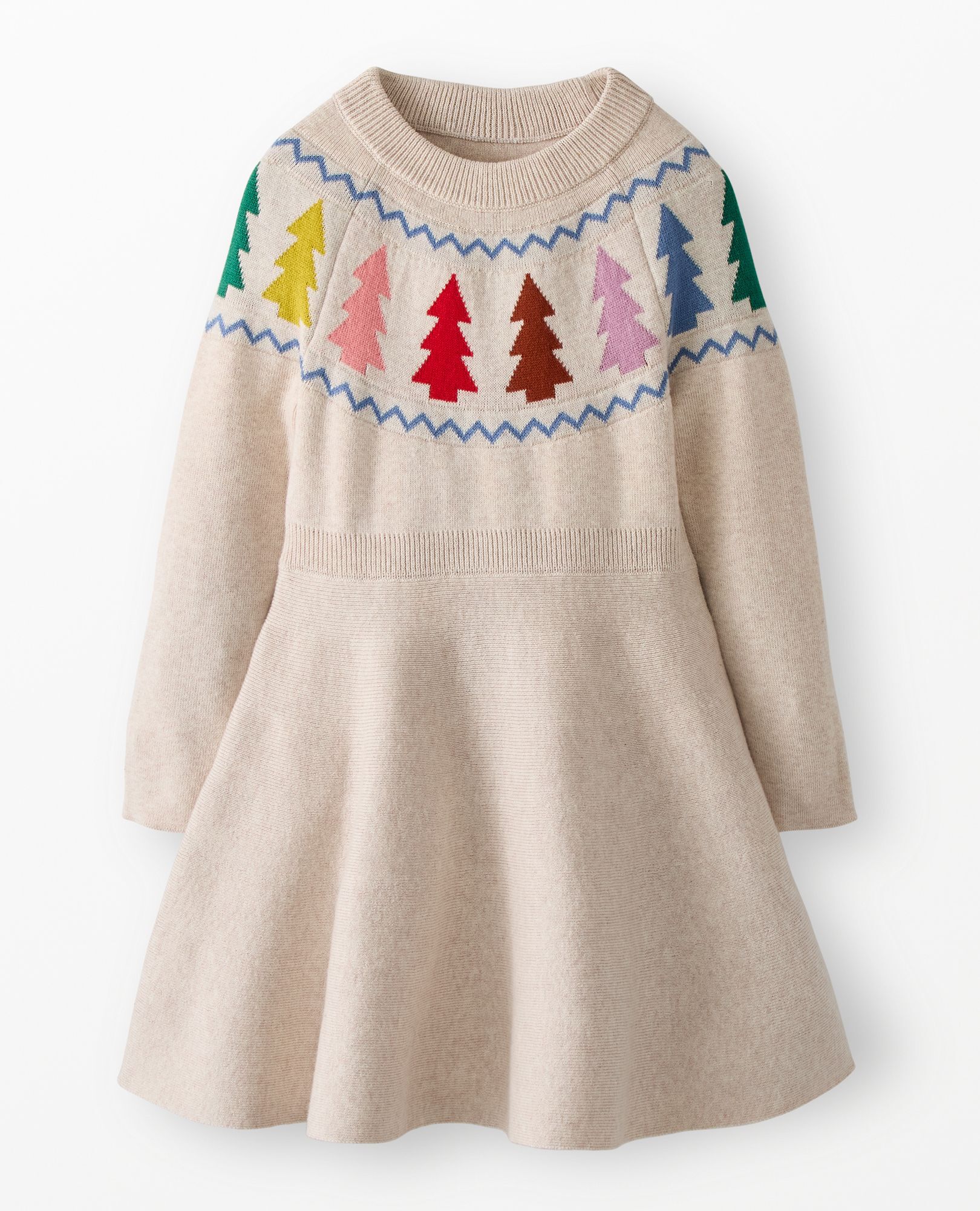 Holiday Fair Isle Sweater Dress