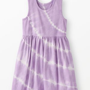 Sleeveless Tie-Dye Dress with Pockets