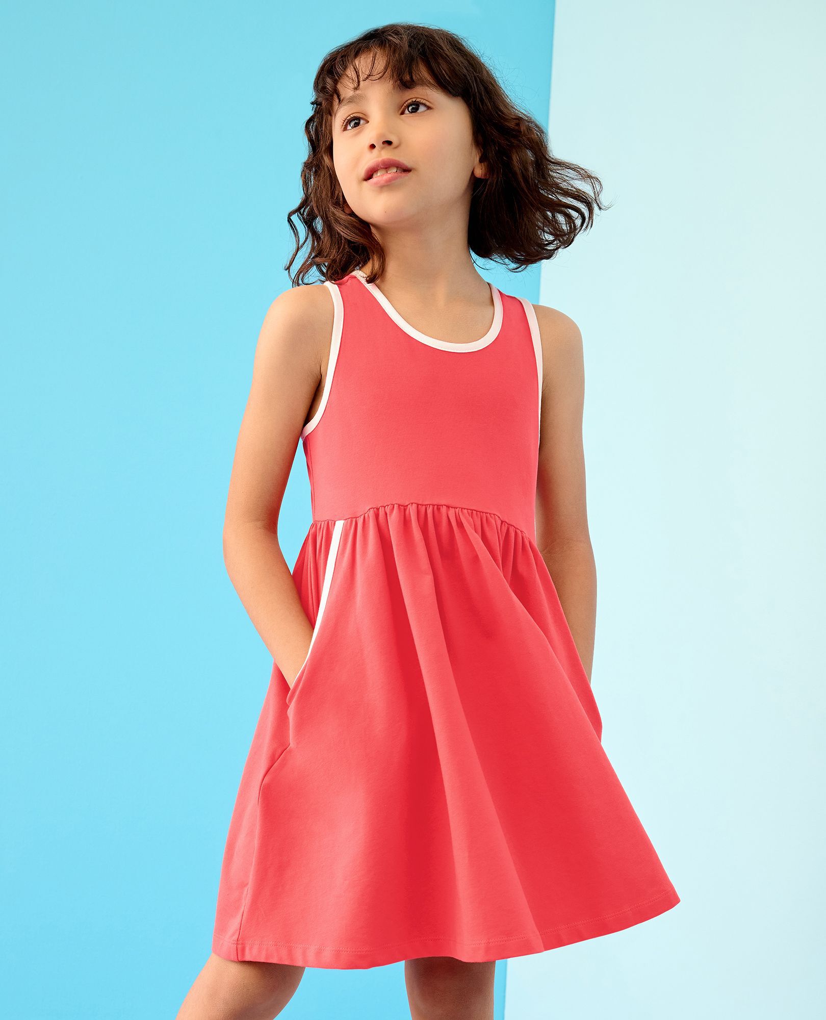 Racerback Dress with Pockets - Image 4