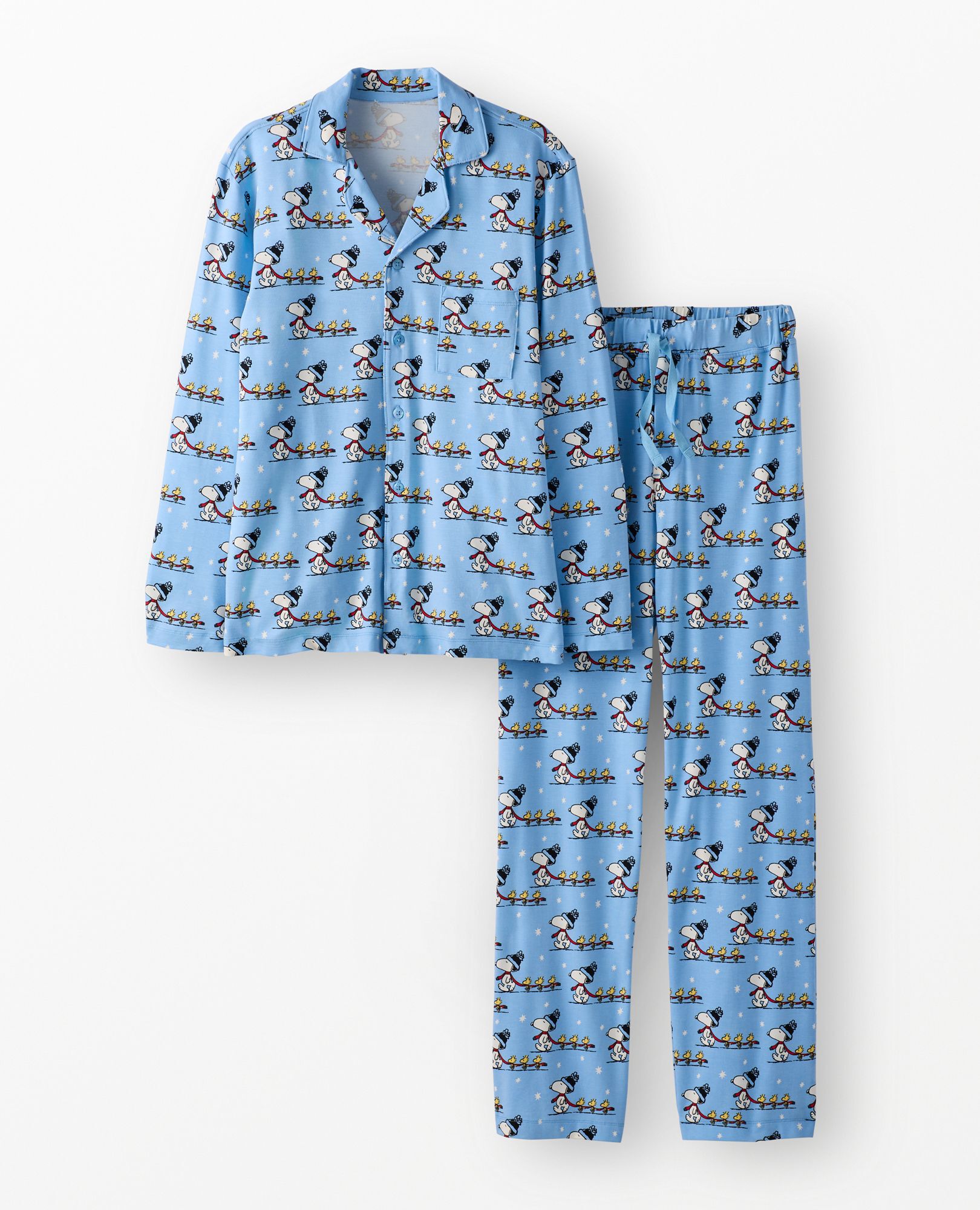 Adult Peanuts Holiday Long Sleeve HannaSoft? Pajama Set